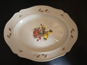 DRURY LANE  15.75” Wedgwood Oval Serving Platter - Lemons , Red Fruit - Picture 1 of 8