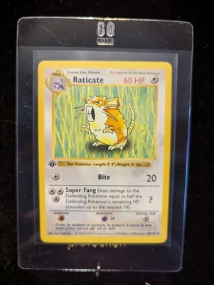 Raticate 040/102 Base Set (Shadowless) 1st Edition - Image 1 of 2