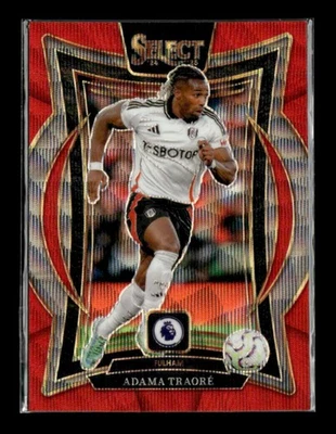 Adama Traore 2024-25 Panini Select Premier League Soccer Red Wave 35/88 Terrace - Image 1 of 2