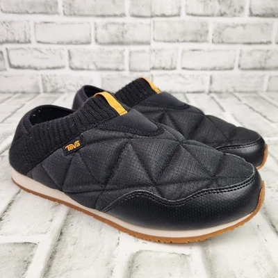 Mocassim Teva ReEmber feminino tamanho 9 preto acolchoado ao ar livre sapatos confortáveis - Imagem 1 de 4