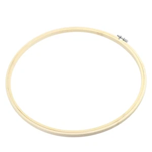 BESTOMZ 1PC 12inch Tambour Embroidery Bamboo Circle Embroidery Cross Stitch Ring - Picture 1 of 10