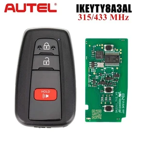 Autel IKEYTY8A3AL 3 botones 315/433 MHz llave inteligente trabajo KM100 E IM508 IM608 PRO - Imagen 1 de 9