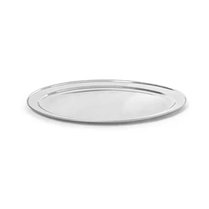 22 Zoll W Aluminiumguss Edelstahl ovale kommerzielle Platte - Bild 1 von 3
