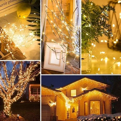 Fairy Lights Waterproof with Remote Timer  Yard, Party, Wedding, Christmas Decor - Image 1 of 4