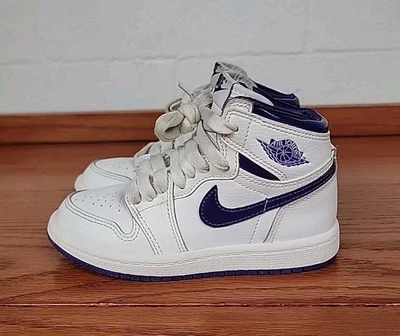 Nike Air Jordan 1 ретро (PS) суда фиолетовый кроссовок CU0449-151 детский размер 11C - Изображение 1 из 4