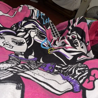 Monster High Dolls Franco Fierce стиль большой 2012 флисовый плед 86 x 55 - Изображение 1 из 3