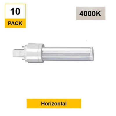 Halco LED Hybrid Plug-In 6W 4000K GX23 120-277V 520L Non-dim 50Khr (10PK) 81162 - Image 1 of 3