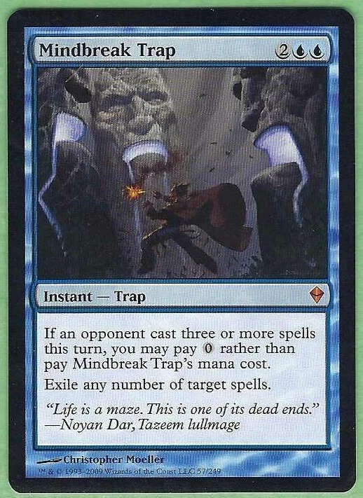 MTG Magic the Gathering Mindbreak Trap (57/280) Zendikar -NM - Image 1 of 1