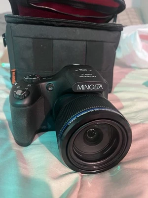 Minolta MN67Z 20MP / 1080p HD Bridge Digital Camera w/67x Optical Zoom (Black) O - Image 1 of 4