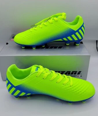 Zapatos/cuerpos de fútbol tierra firme Vizari Santos - verde/azul talla 7 Foto 1 de 4