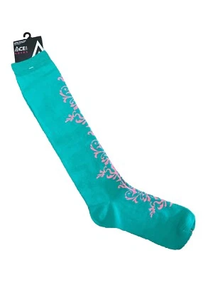 Calcetín hasta la rodilla Ace USA Flourish para dama Foto 1 de 2