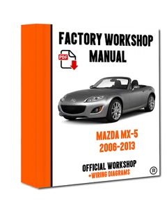 Guía oficial de reparación de servicio manual de taller Mazda mx-5 2006 - 2013 - Imagen 1 de 6