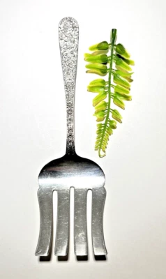S.Kirk & Son Sterling Silver Large Asparagus Serving Fork 116 Gr. No Monogram - Image 1 of 4