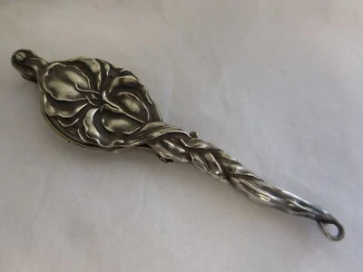 LENTE LORGNETTE DE PLATA ESTERLINA LIRIO FLORAL ART NOUVEAU UNGER BROTHERS Foto 1 de 4