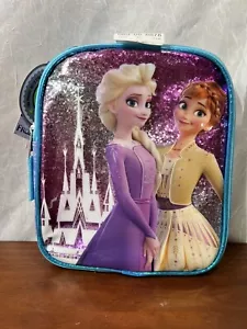 Disney Frozen 2 Magical Glittering Insulated Lunch Bag • New - Picture 1 of 7