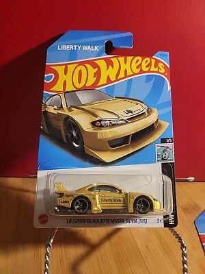 Hot Wheels Liberty Walk LB Super Silhouette Nissan Silvia Gold Foto 1 de 2
