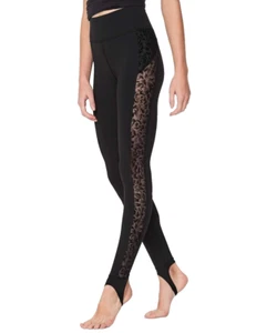 Lululemon Hold On Tight (28") Black / Flocked Floral Black Size 4 - Picture 1 of 20