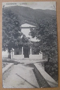 Cartolina/Post Card "PONTEPETRI - PISTOIA - LA CHIESA" - Anni '50 - Rarità - Picture 1 of 2