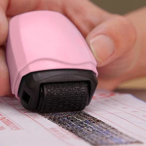 Mini Identity Theft Protection Roller Stamp Guard ID Privacy Confidential Data - Picture 1 of 15