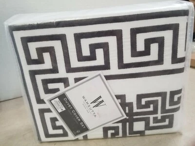 Juego de funda nórdica Wamsutta Waterbury 3 piezas King en Torre Eiffel, completa/reina Foto 1 de 4