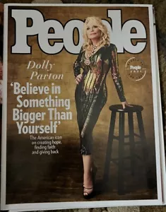 Dolly Parton & Carl Dean 2021 People Of The Year Magazine No Label - Picture 1 of 5