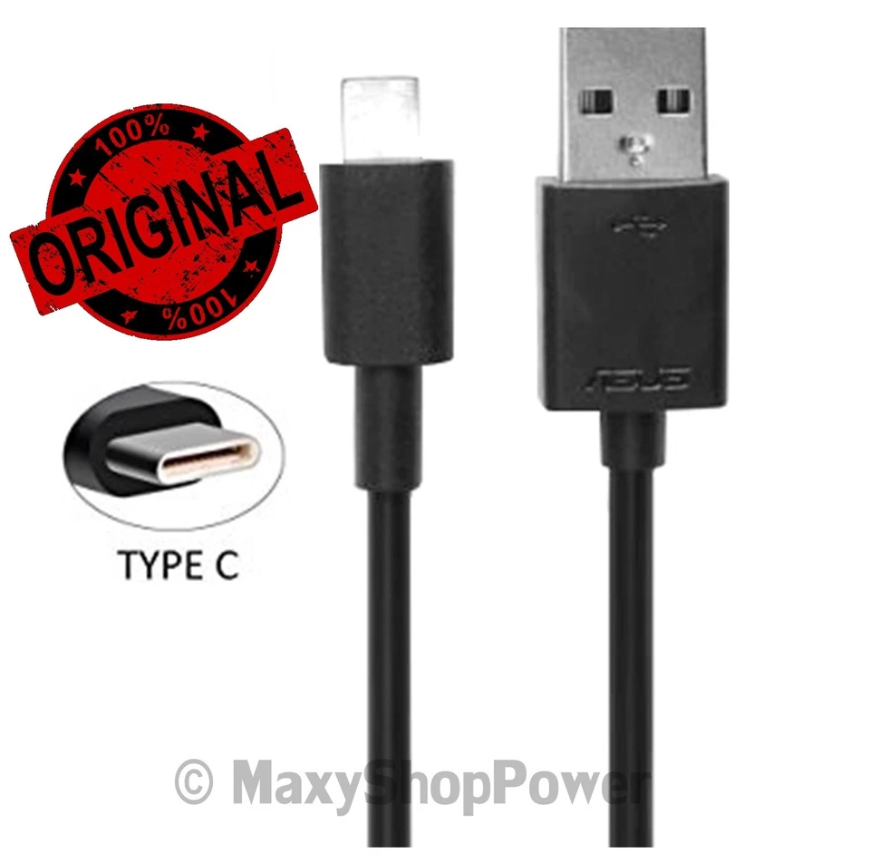 ASUS NEW CAVO DATI DATA CABLE DI RICARICA ORIGINALE TYPE C 100cm BLACK 78E788A - Immagine 1 di 3