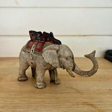 Vintage Cast Iron Working Elephant Bank in excellent condition