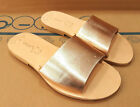 Ancient Greek Womens Sandals Roman Leather Handmade Shoes Gladiator Slide Size
