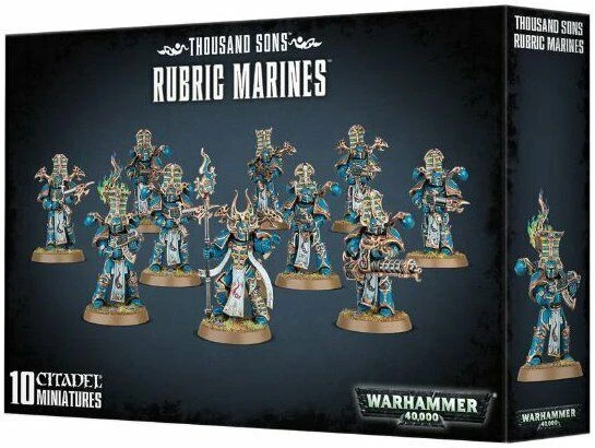 Warhammer 40K Thousand Sons Rubric Marines