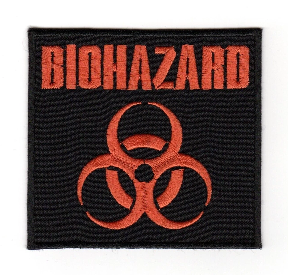 Biohazard Symbol Patch | Nuclear Radiation Toxic Waste Caution Pollution Logo - Image 1 of 1