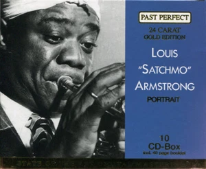 10 CD-Box LOUIS ARMSTRONG SATCHMO Portrait 24 Carat Gold Edition Past Perf 2001 - Bild 1 von 4