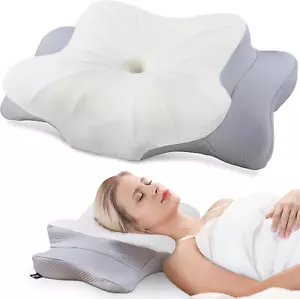 Gebärmutterhalskissen für Nacken und Schulter, Kontur Memory Foam Kissen, ergonomischer Nacken - Bild 1 von 12