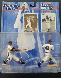 1997 Hank Aaron & Jackie Robinson Startaufstellung Classic Doppel Gewinnerpaare - Bild 1 von 6