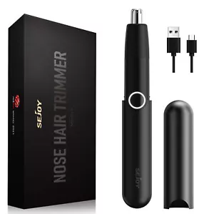 SEJOY Electric Nose Hair Trimmer IPX7 Waterproof Ear Eyebrow Unisex - Picture 1 of 9