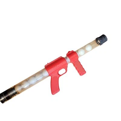 Vintage Ping Pong Shooter Ack Ack Burp Pump Action 1970s Toy Gun Tested Works - Image 1 of 4