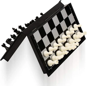 Magnetic Travel Chess Set with Folding Chess Board Educational Toys for Kids and - Picture 1 of 6