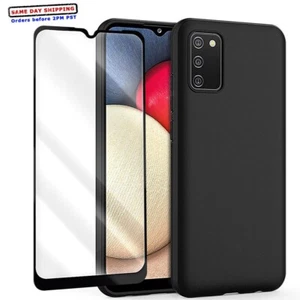 Anti-Scratch Screen Protector+Shockproof TPU Case f Samsung Galaxy A02s SM-A025V - Zdjęcie 1 z 1