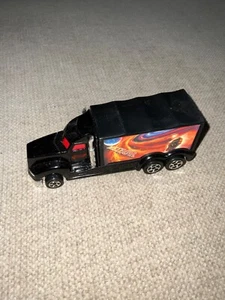 Hot Wheels 1998 Meteor Straight Box Truck Mattel Loose Car China Black - Picture 1 of 9
