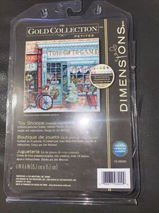 Dimensions Gold Petite Toy Shoppe Counted Cross Stitch Kit-6"X6" 18 Count - Picture 1 of 2