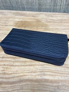 Bonita billetera con doble cremallera para dama - negra - Imagen 1 de 2