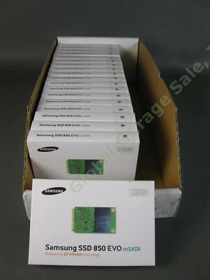 SEALED Samsung 850 EVO 120GB mSATA SSD MZ-M5E120BW 3D V-NAND Solid State Drive - Image 1 of 3