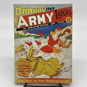 Army Laughs Annual 1943 A Pocketful of Fun Ken Browne World War II Humor Art - Bild 1 von 8