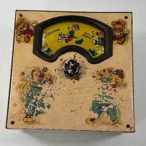 Vintage 1945 Electric Mach Co Music Box Illustrated Nursery Rhymes Antique Works - Picture 1 of 21