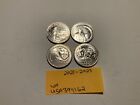 UNITED STATES 2021 - 2023 - 4 x 25 CENTS COINS