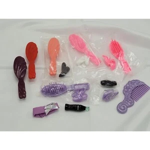 Vintage Barbie Doll Accessories - Shoes, Brushes, Headband, Coke Bottle - Picture 1 of 6