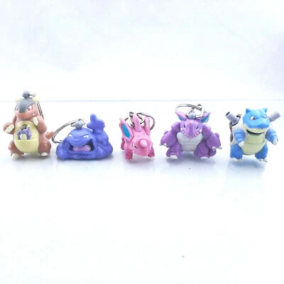 Lote Llavero Pokemon Años 90 Muk Nidoran Blastoise Nidoqueen Kangaskhan Foto 1 de 4
