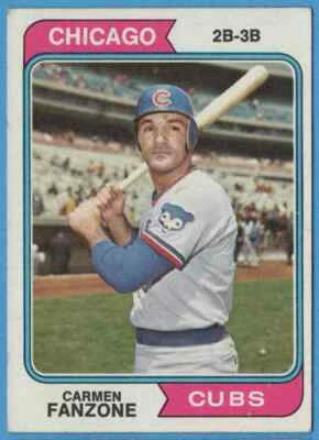 1974 Topps Carmen Fanzone #484 Chicago Cubs - Image 1 of 2
