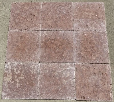 Rosa Verona Honed Marble Natural Stone Tile 12x12x3/8" - 50 Tiles, 50 Sq Ft - Image 1 of 3