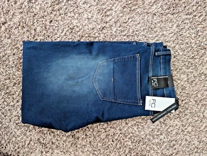 French Connection Jean Men 36 x 32 Straight Leg Regular Fit Wash Denim Pants Blu - Picture 1 of 3