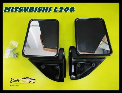 Pair door mirror Set with Fit  Mitsubishi L200 DODGE RAM 50 Triton MJ 89-94 Foto 1 de 4